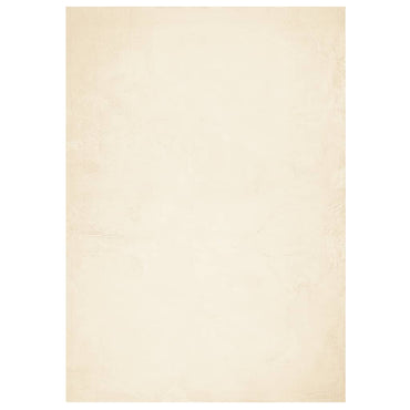 vidaXL Teppich HUARTE Kurzflor Weich und Waschbar Creme 140x200 cm