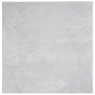 vidaXL Teppich HUARTE Kurzflor Weich und Waschbar Grau 160x160 cm