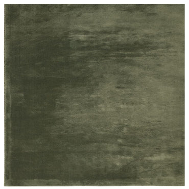 vidaXL Tapis HUARTE à poils courts doux et lavable vert forêt 160x160 cm
