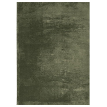 vidaXL Teppich HUARTE Kurzflor Weich und Waschbar Waldgrün 240x340 cm