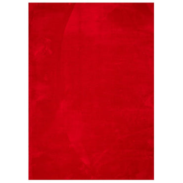 vidaXL Teppich HUARTE Kurzflor Weich und Waschbar Rot 200x280 cm