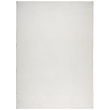 vidaXL Teppich IZA Kurzflor Skandinavischer Look Creme 200x280 cm