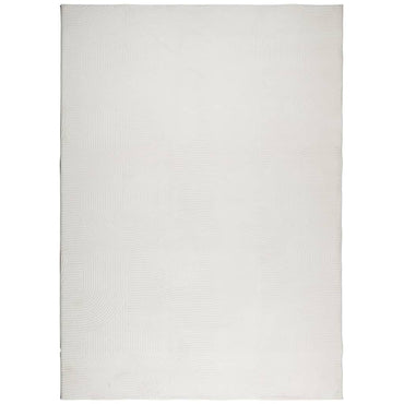 vidaXL Teppich IZA Kurzflor Skandinavischer Look Creme 240x340 cm