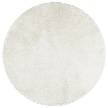vidaXL Tapis OVIEDO Poil court Crème Ø 120 cm