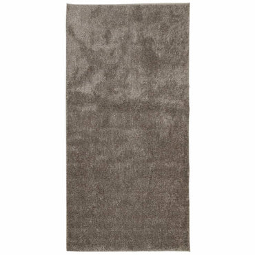 vidaXL Teppich ISTAN Hochflor Glänzend Grau 100x200 cm