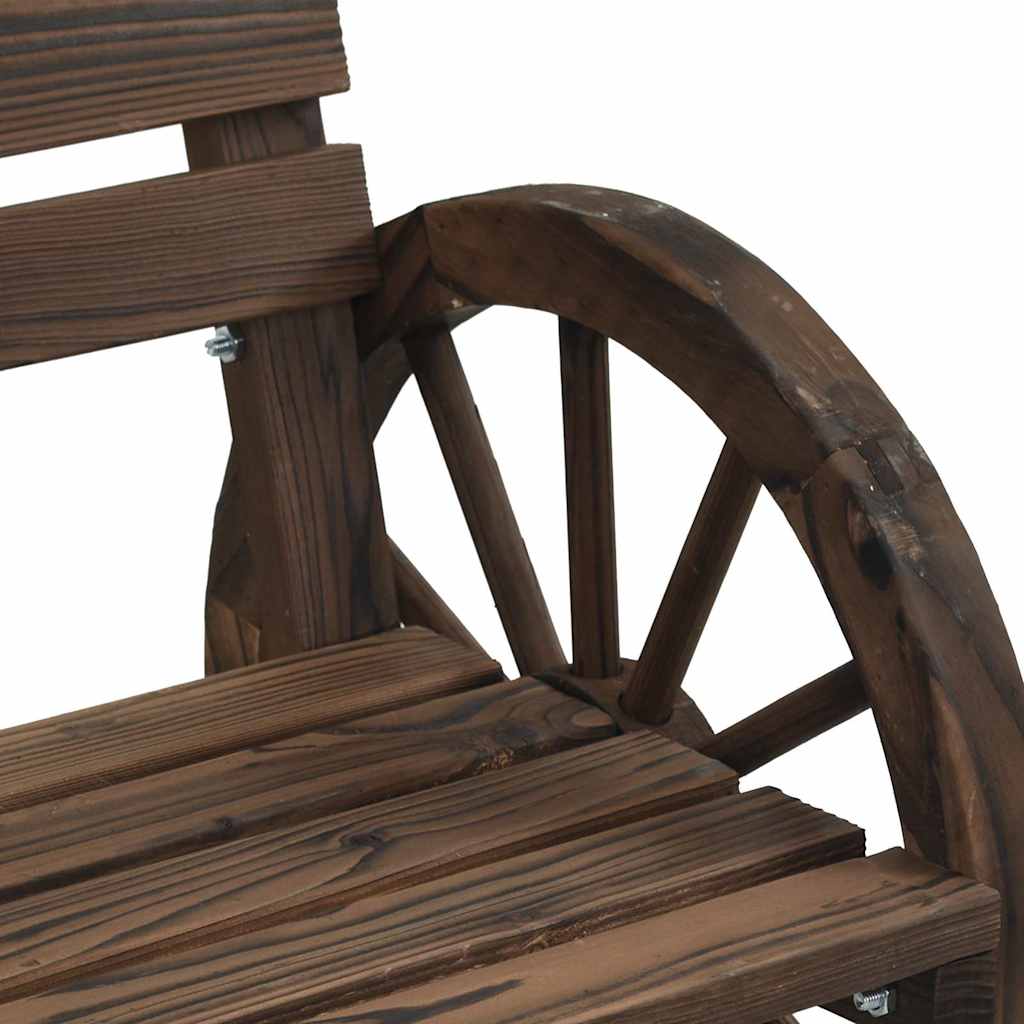 vidaXL Salon de jardin 4 pcs Bois de sapin massif