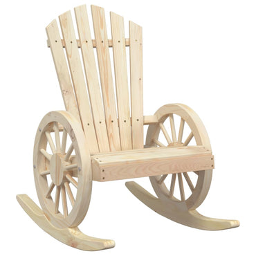 vidaXL Fauteuil à bascule Adirondack en bois de sapin massif