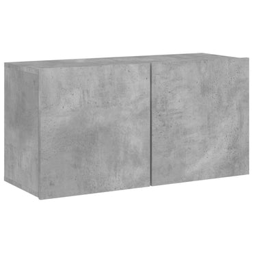 vidaXL TV-Wandschrank Betongrau 80x30x41 cm