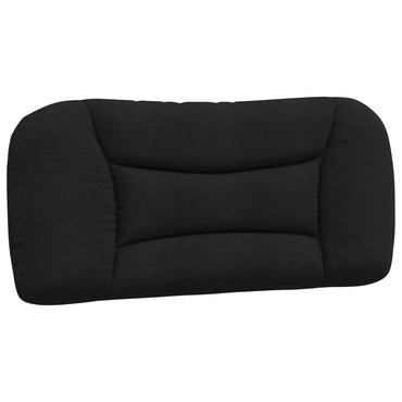 vidaXL Kopfteil-Kissen "Hvar" Schwarz 90 cm Stoff