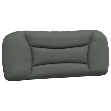 vidaXL Kopfteil-Kissen "Hvar" Dunkelgrau 100 cm Stoff