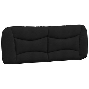 vidaXL Kopfteil-Kissen "Hvar" Schwarz 120 cm Stoff