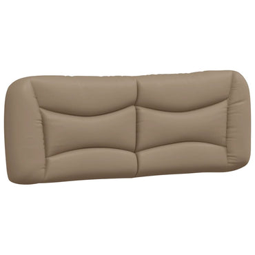 vidaXL Kopfteil-Kissen "Hvar" Cappuccino-Braun 120 cm Kunstleder