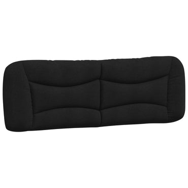 vidaXL Kopfteil-Kissen "Hvar" Schwarz 160 cm Stoff