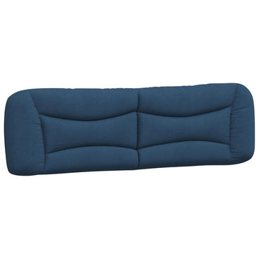 vidaXL Kopfteil-Kissen "Hvar" Blau 180 cm Stoff