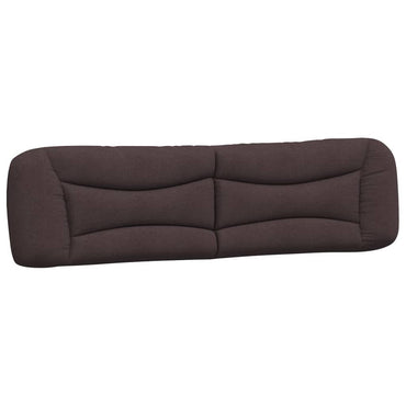 vidaXL Kopfteil-Kissen "Hvar" Dunkelbraun 200 cm Stoff