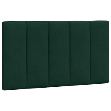 vidaXL Kopfteil-Kissen "Hanko" Dunkelgrün 90 cm Samt