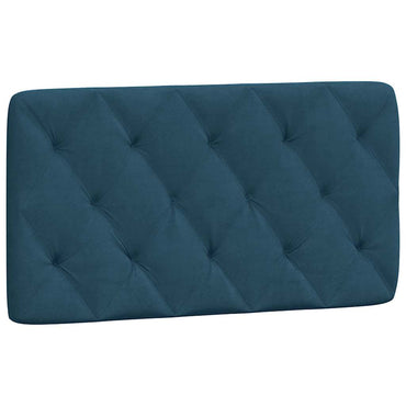 vidaXL Kopfteil-Kissen Blau 100 cm Samt