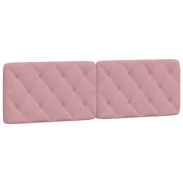vidaXL Kopfteil-Kissen Rosa 160 cm Samt