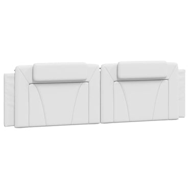 vidaXL Kopfteil-Kissen "Viana" Weiß 180 cm Kunstleder