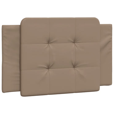 vidaXL Kopfteil-Kissen "Zadar" Cappuccino-Braun 90 cm Kunstleder