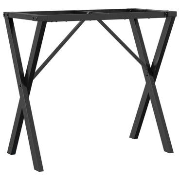vidaXL Esstisch-Gestell in X-Form 80x40x73 cm Stahl