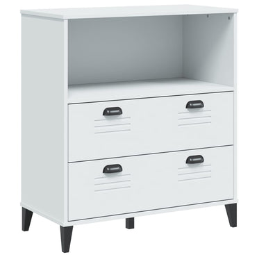 vidaXL Bücherschrank VIKEN Weiß 80x40x90 cm Holzwerkstoff