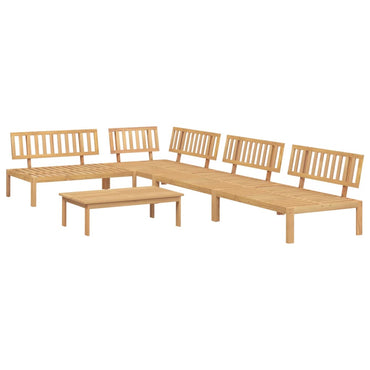 vidaXL Ensemble de canapé de jardin 5 pièces en bois de palette d'acacia massif