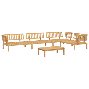 vidaXL Ensemble de canapé de jardin 5 pièces en bois de palette d'acacia massif