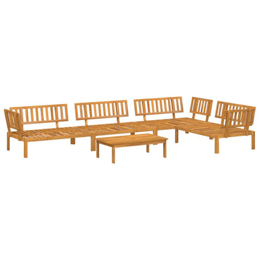 vidaXL Ensemble de canapé de jardin 5 pièces en bois de palette d'acacia massif