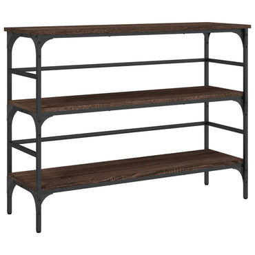 vidaXL Konsolentisch Braun Eichen-Optik 100x32x75 cm Holzwerkstoff