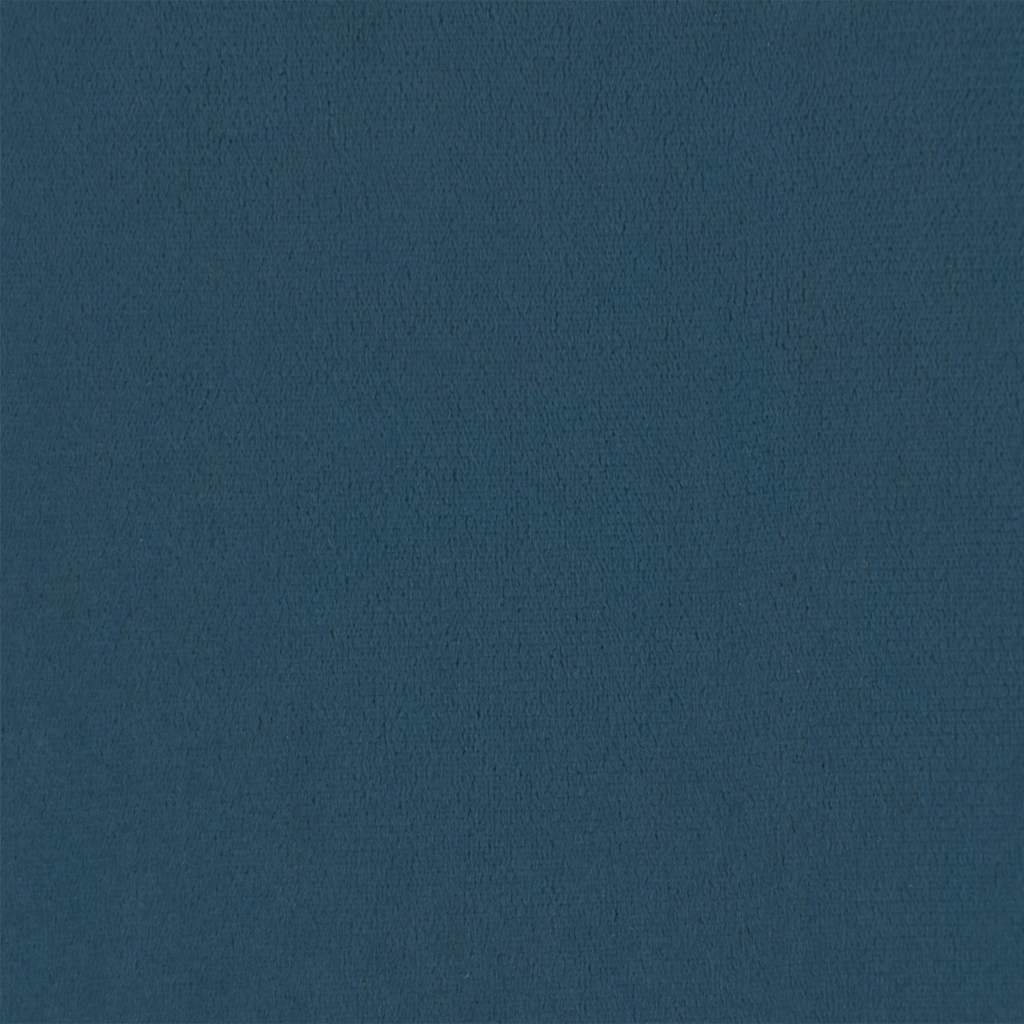 Bettgestell ohne Matratze "Hanko" Blau 180x200 cm Samt