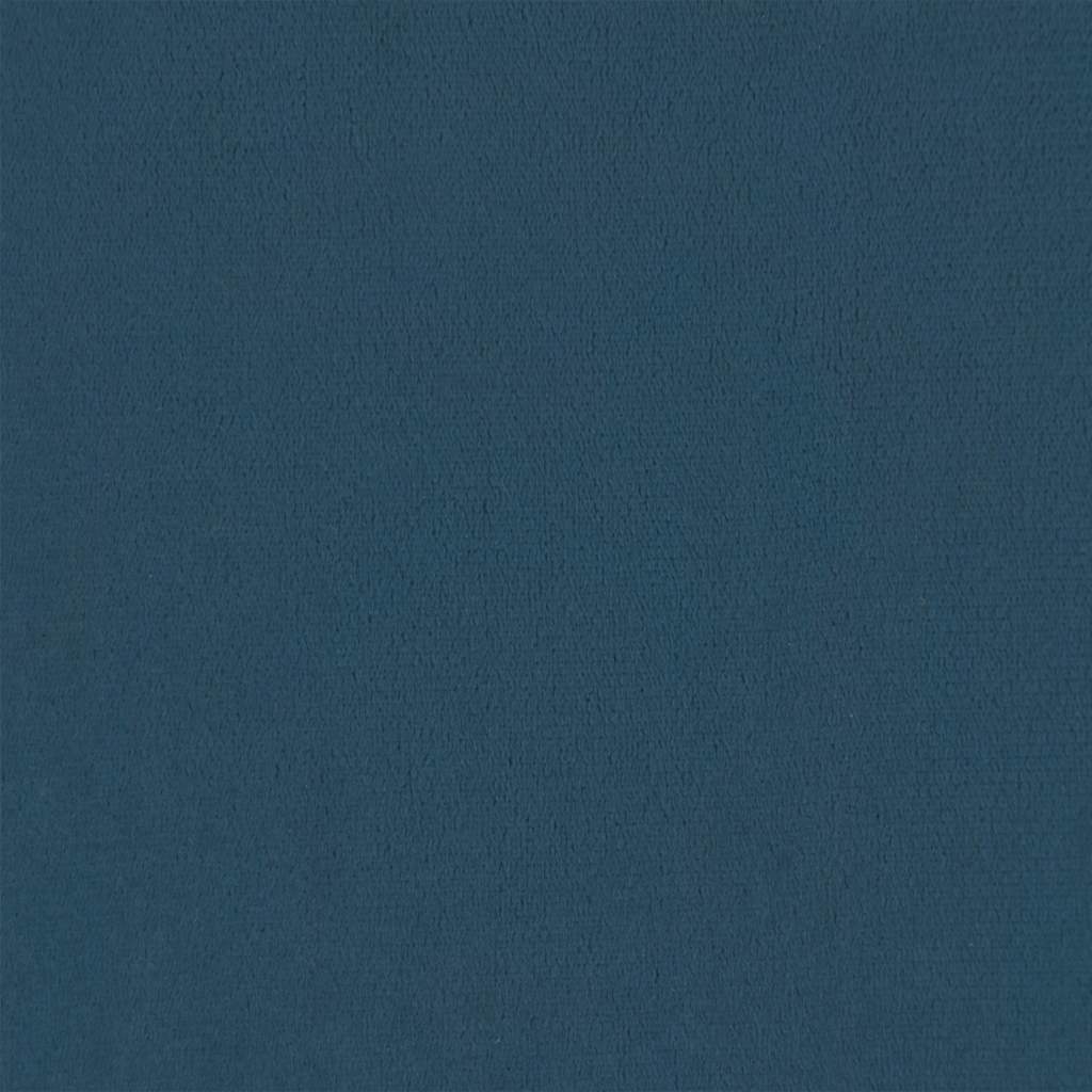 Bettgestell ohne Matratze Blau 120x200 cm Samt