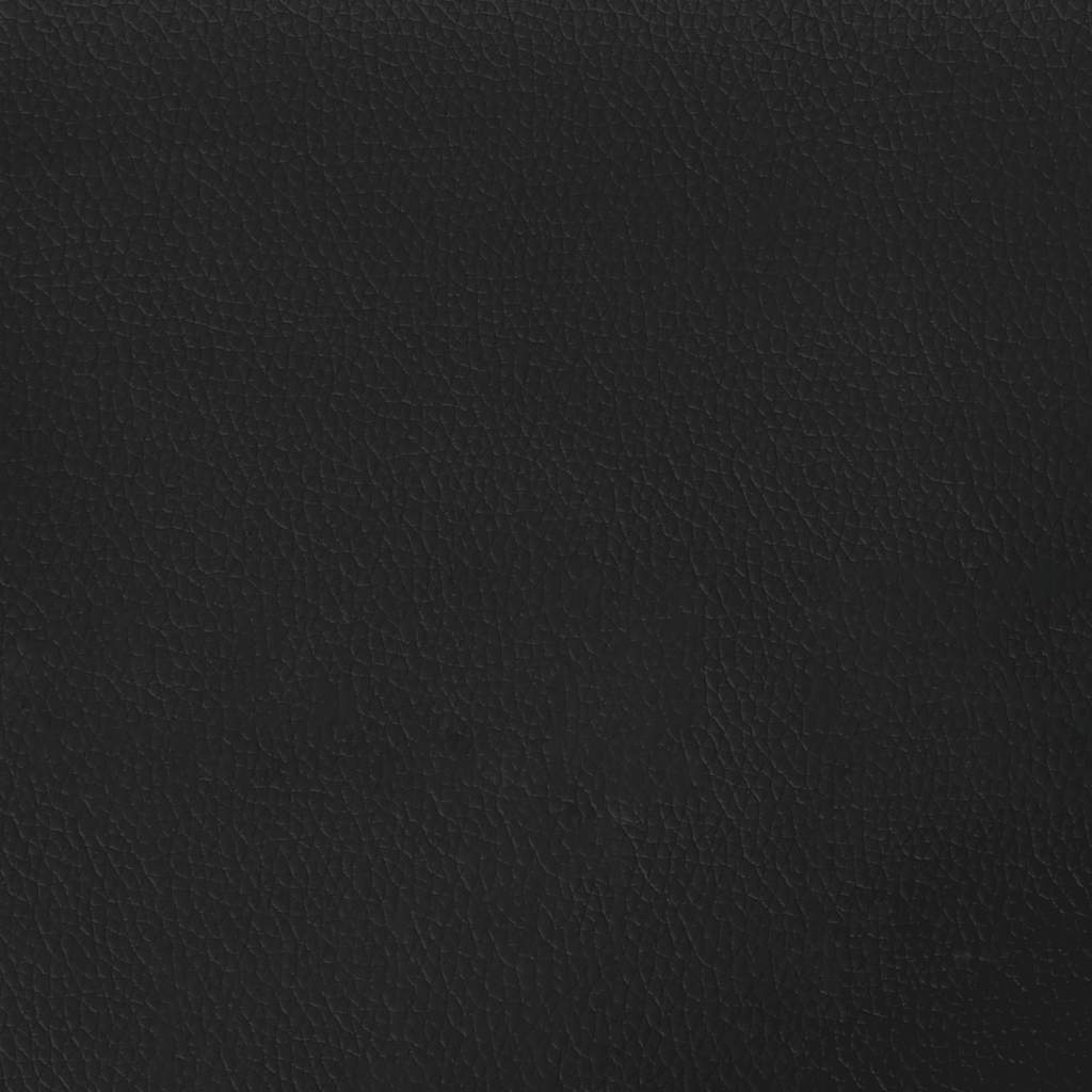 Bettgestell ohne Matratze "Zadar" Schwarz 100x200 cm Kunstleder