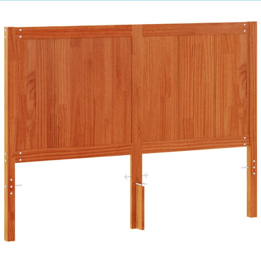vidaXL Kopfteil Wachsbraun 135 cm Massivholz Kiefer