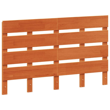 vidaXL Kopfteil Wachsbraun 135 cm Massivholz Kiefer