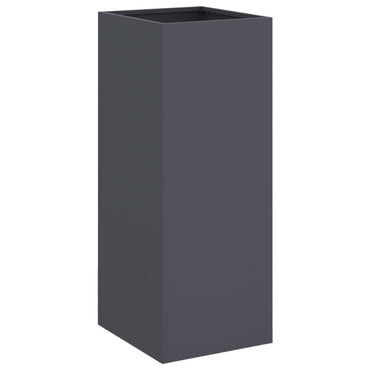 vidaXL Pflanzkübel Anthrazit 32x29x75 cm Stahl