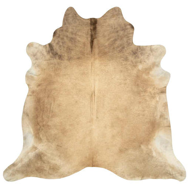 vidaXL Teppich Echtes Rindsleder Beige 180x220 cm