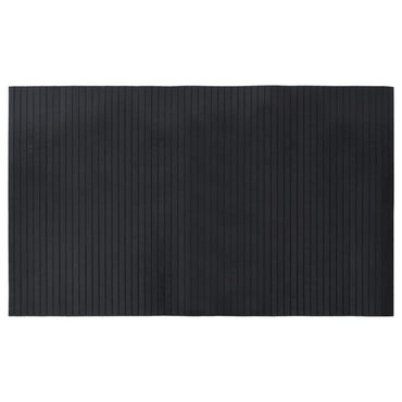 vidaXL Tapis Rectangulaire Noir 60x100 cm Bambou