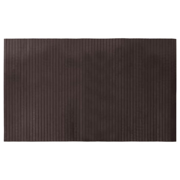 vidaXL Teppich Rechteckig Dunkelbraun 60x100 cm Bambus