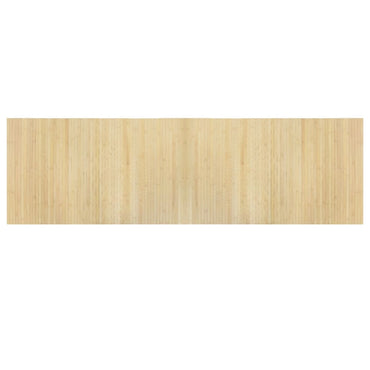 vidaXL Tapis rectangulaire couleur naturelle claire 60x200 cm Bambou