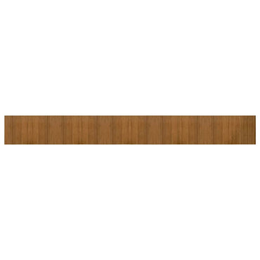 vidaXL Teppich Rechteckig Braun 60x500 cm Bambus