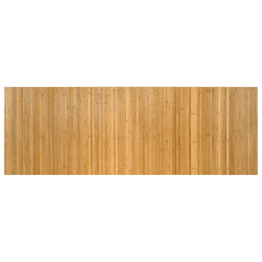 vidaXL Teppich Rechteckig Natur 70x200 cm Bambus