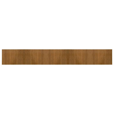 vidaXL Teppich Rechteckig Braun 70x500 cm Bambus