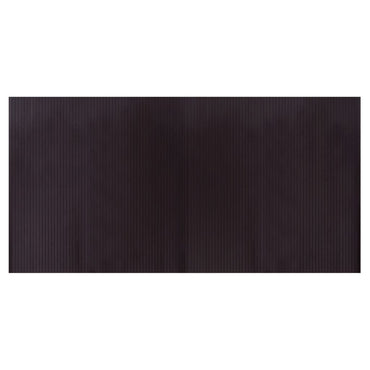 vidaXL Teppich Rechteckig Dunkelbraun 100x200 cm Bambus