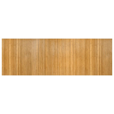 vidaXL Teppich Rechteckig Natur 100x300 cm Bambus