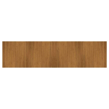 vidaXL Teppich Rechteckig Braun 100x400 cm Bambus