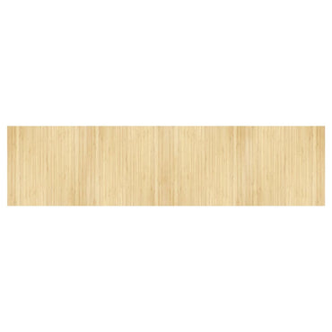 vidaXL Tapis rectangulaire Naturel clair 100x400 cm Bambou