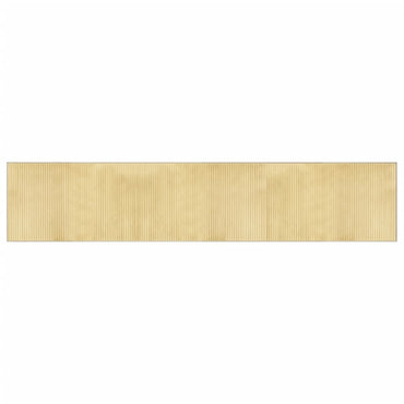 vidaXL Tapis rectangulaire clair naturel 60x300 cm Bambou