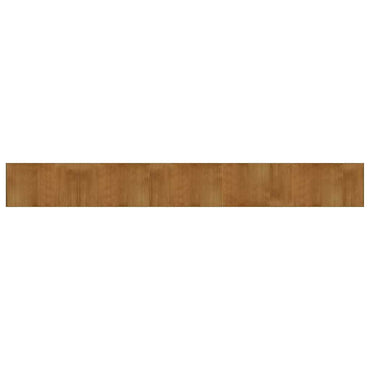 vidaXL Teppich Rechteckig Braun 60x500 cm Bambus