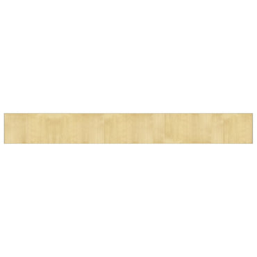 vidaXL Tapis rectangulaire Nature clair 60x500 cm Bambou